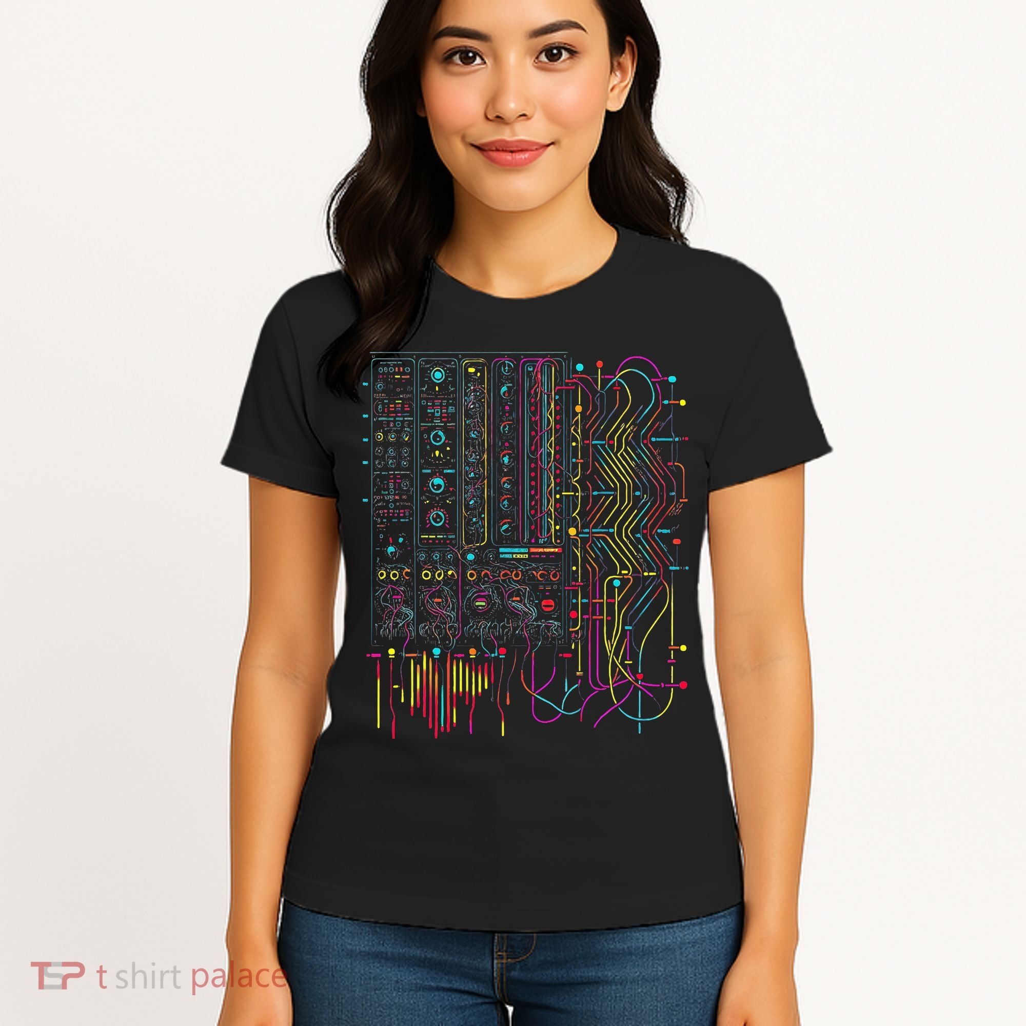 Analogue Synthesiser Electronic Music Modular Life Women's T-Shirt
