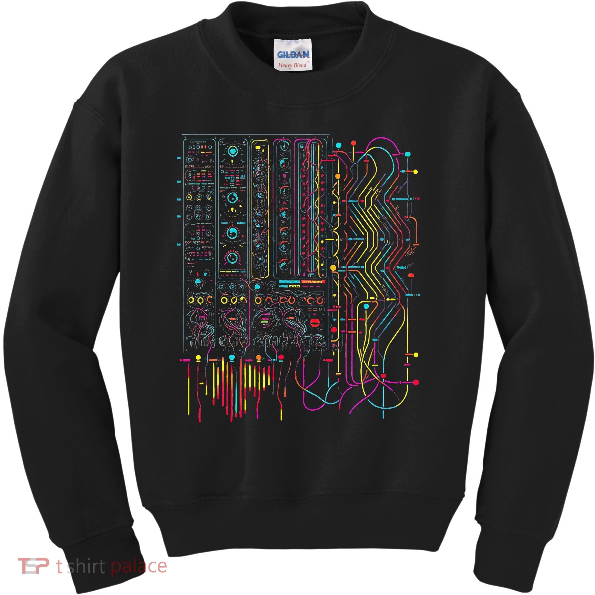 Analogue Synthesiser Electronic Music Modular Life Kids Sweatshirt