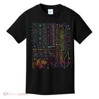 Analogue Synthesiser Electronic Music Modular Life Kids T-Shirt thumb 0