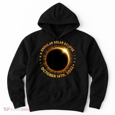 Annular Solar Eclipse 10.14.23 America Annularity Fall Hoodie
