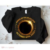 Annular Solar Eclipse 10.14.23 America Annularity Fall Sweatshirt thumb 2