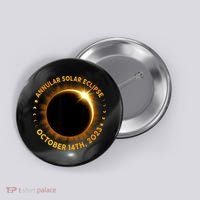 Annular Solar Eclipse 10.14.23 America Annularity Fall Button thumb 0