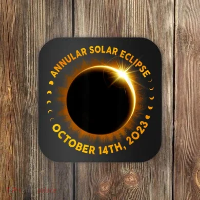 Annular Solar Eclipse 10.14.23 America Annularity Fall Coaster