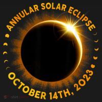 Annular Solar Eclipse 10.14.23 America Annularity Fall Women's Hoodie thumb 2