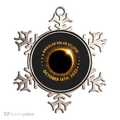 Annular Solar Eclipse 10.14.23 America Annularity Fall Ornament