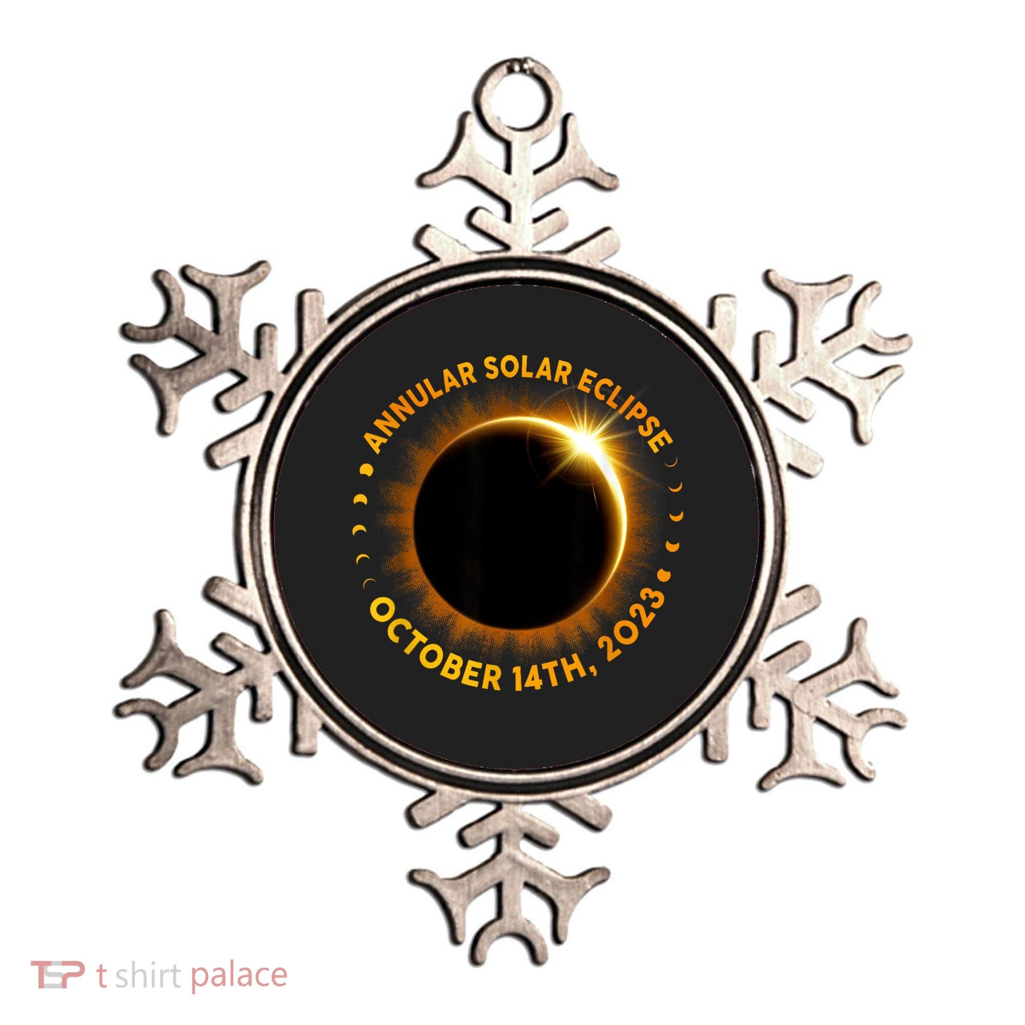 Annular Solar Eclipse 10.14.23 America Annularity Fall Ornament
