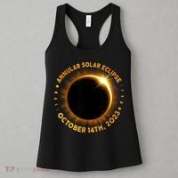 Annular Solar Eclipse 10.14.23 America Annularity Fall Women's Tank Top thumb 3