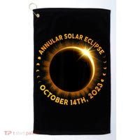 Annular Solar Eclipse 10.14.23 America Annularity Fall Golf Towel thumb 0