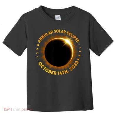 Annular Solar Eclipse 10.14.23 America Annularity Fall Toddler T-Shirt