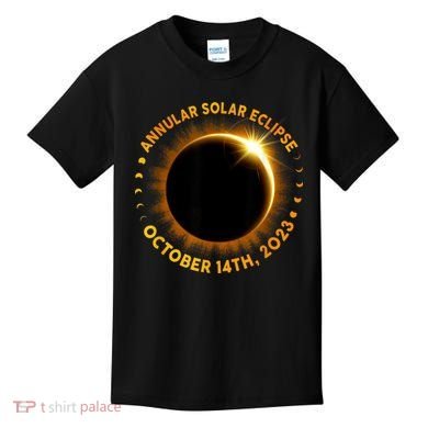 Annular Solar Eclipse 10.14.23 America Annularity Fall Kids T-Shirt