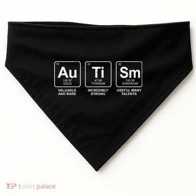 Autism Strong Element Awareness USA-Made Doggie Bandana
