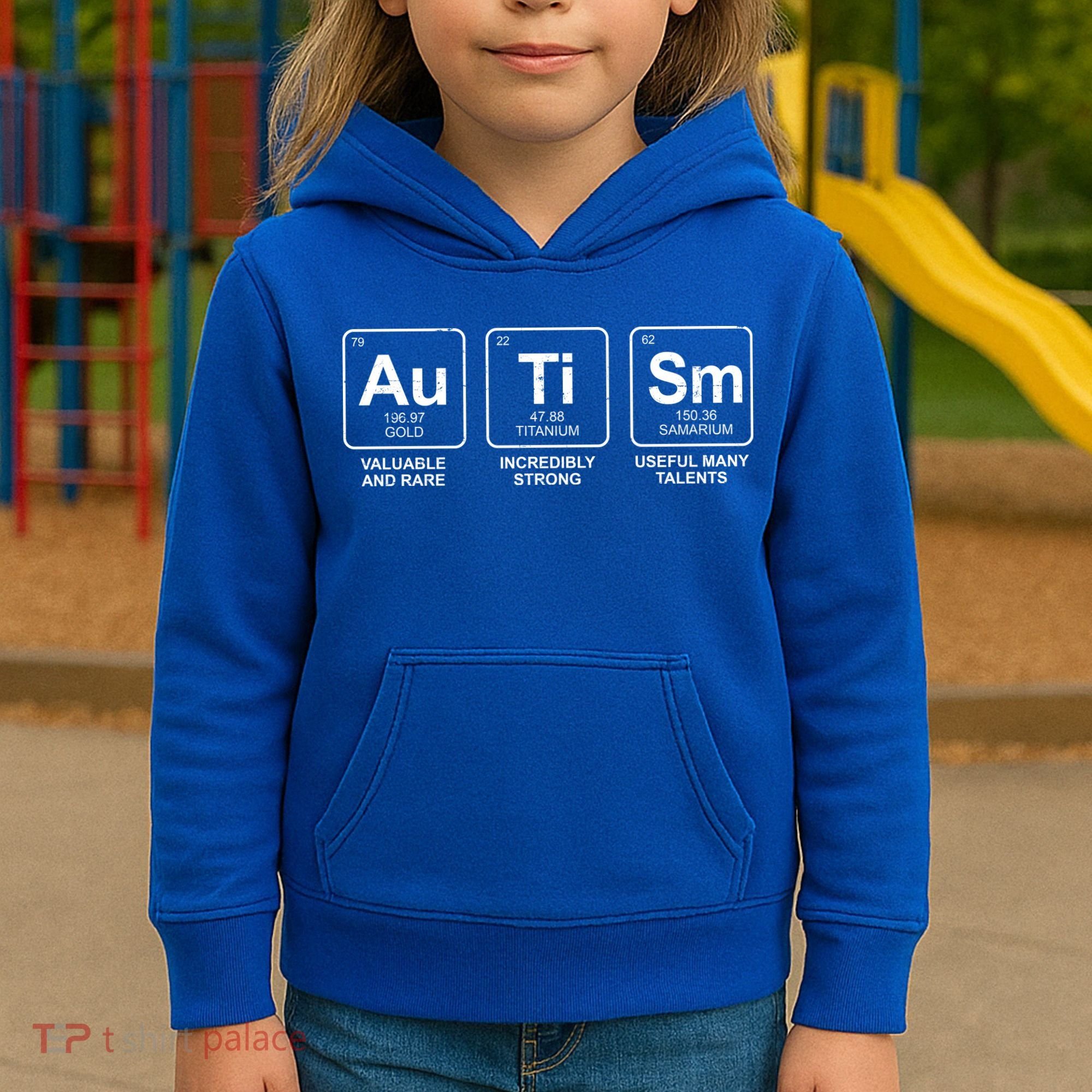 Autism Strong Element Awareness Kids Hoodie