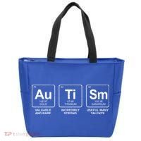 Autism Strong Element Awareness Tote Bag thumb 0