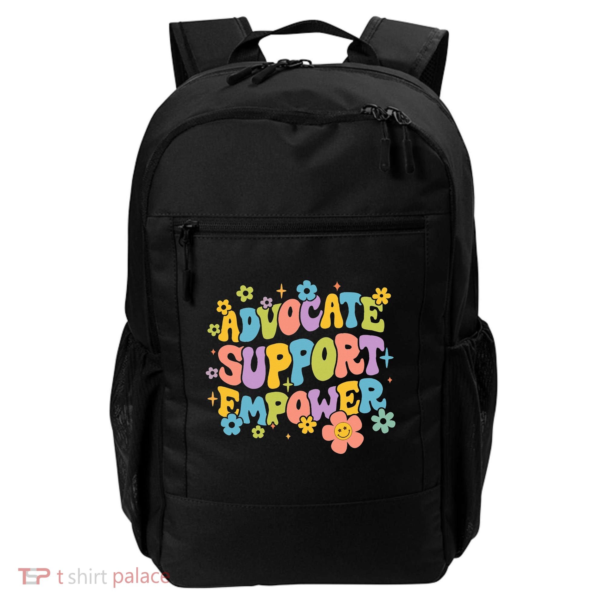Advocate Support Empower Retro Social Worker Graduation MSW Backpack