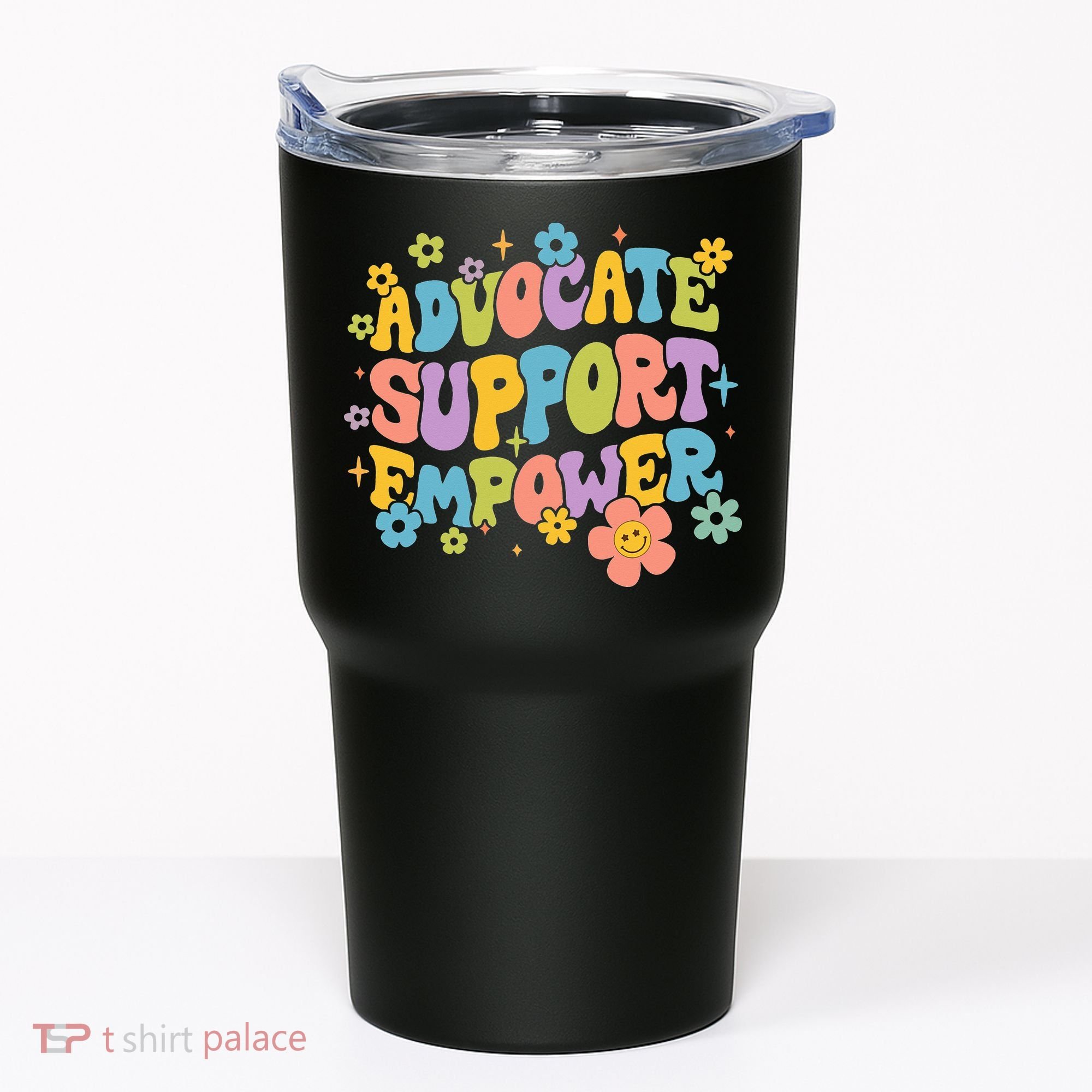 Advocate Support Empower Retro Social Worker Graduation MSW Tumbler