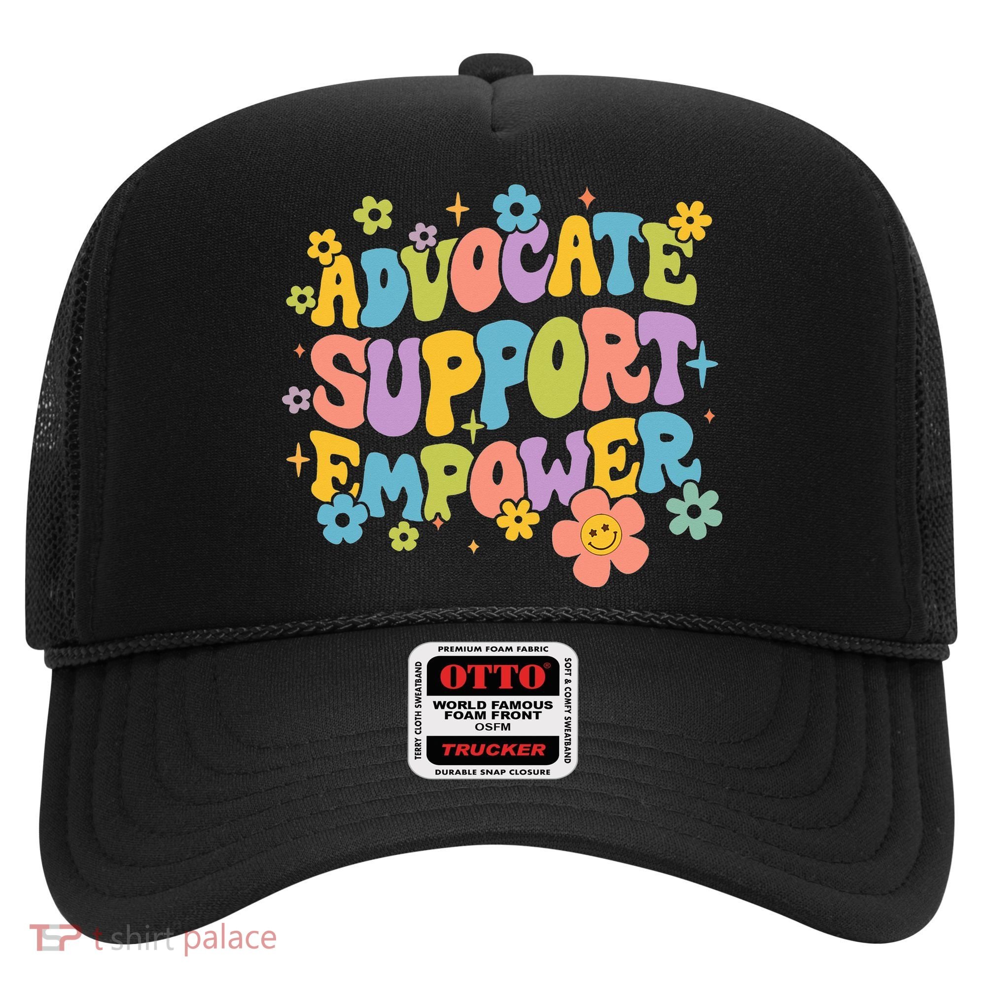 Advocate Support Empower Retro Social Worker Graduation MSW Hat