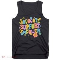 Advocate Support Empower Retro Social Worker Graduation MSW Tank Top thumb 0