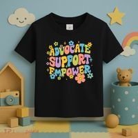 Advocate Support Empower Retro Social Worker Graduation MSW Toddler T-Shirt thumb 3