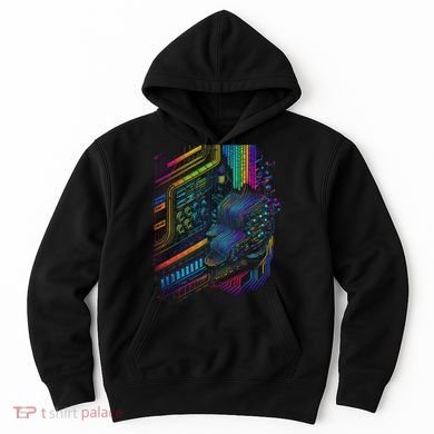 Analogue Synthesiser Electronic Music Modular Life Hoodie