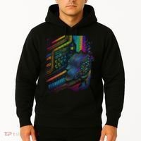 Analogue Synthesiser Electronic Music Modular Life Hoodie thumb 2