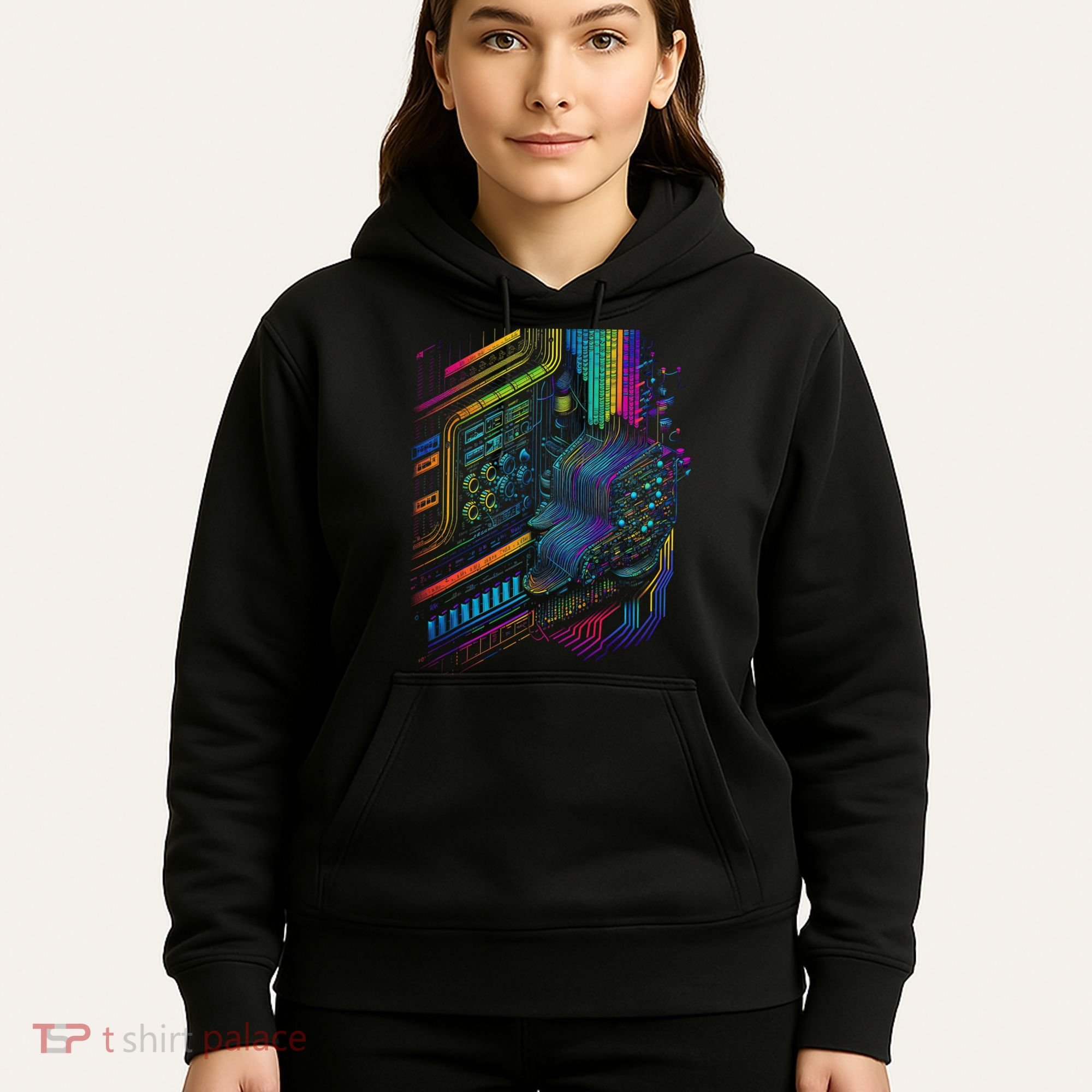 Analogue Synthesiser Electronic Music Modular Life Hoodie