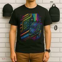 Analogue Synthesiser Electronic Music Modular Life T-Shirt thumb 6