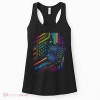Analogue Synthesiser Electronic Music Modular Life Women's Tank Top thumb 0