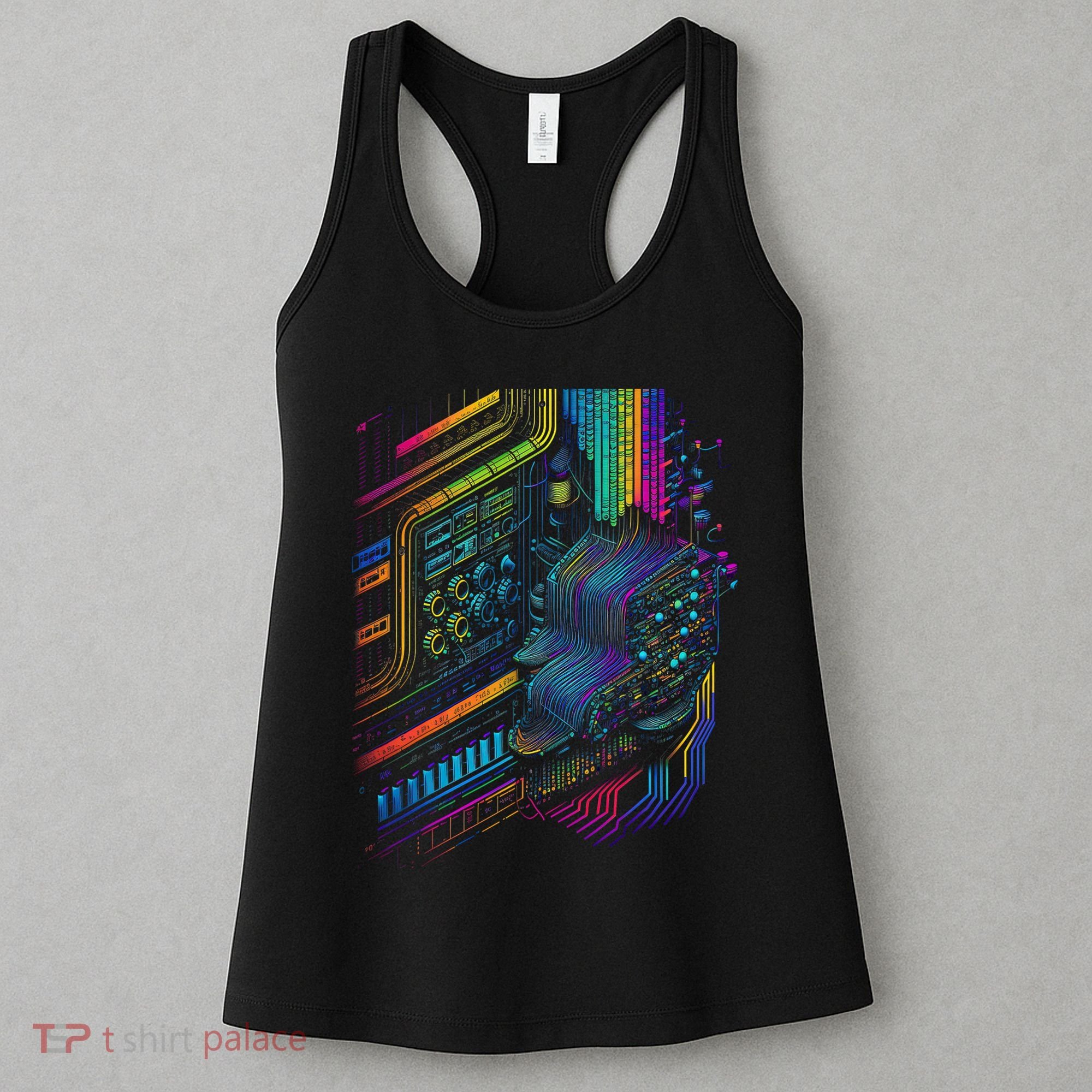 Analogue Synthesiser Electronic Music Modular Life Women's Tank Top