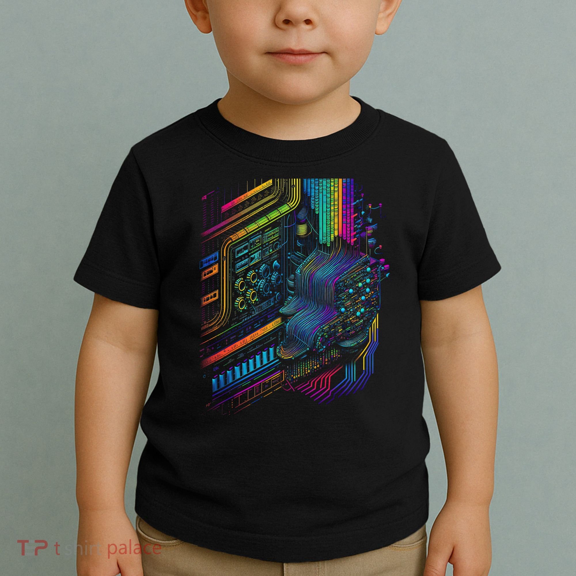 Analogue Synthesiser Electronic Music Modular Life Toddler T-Shirt