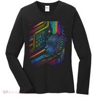 Analogue Synthesiser Electronic Music Modular Life Women's Long Sleeve Shirt thumb 0