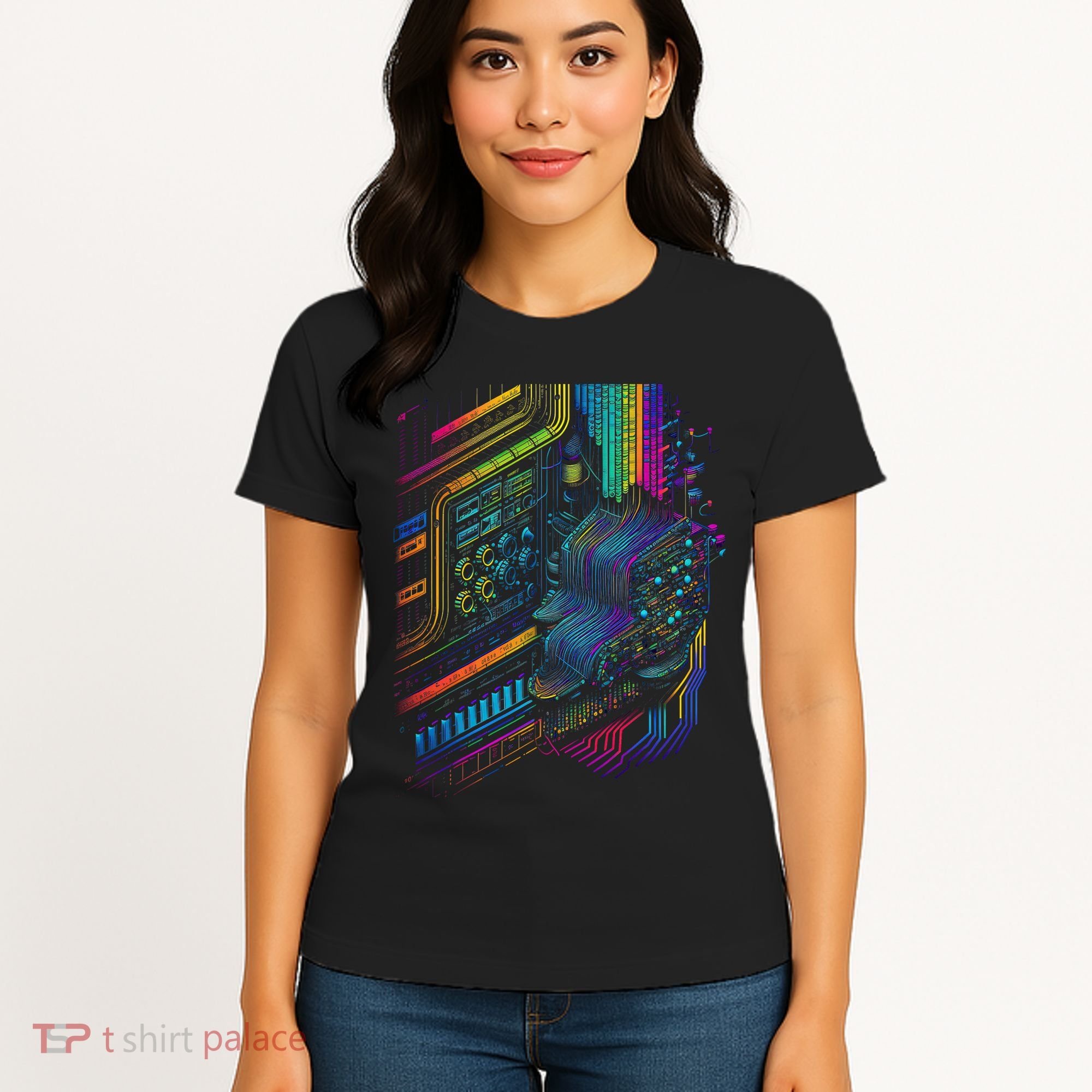 Analogue Synthesiser Electronic Music Modular Life Women's T-Shirt