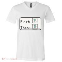 Aba Special Education Teacher V-Neck T-Shirt thumb 0