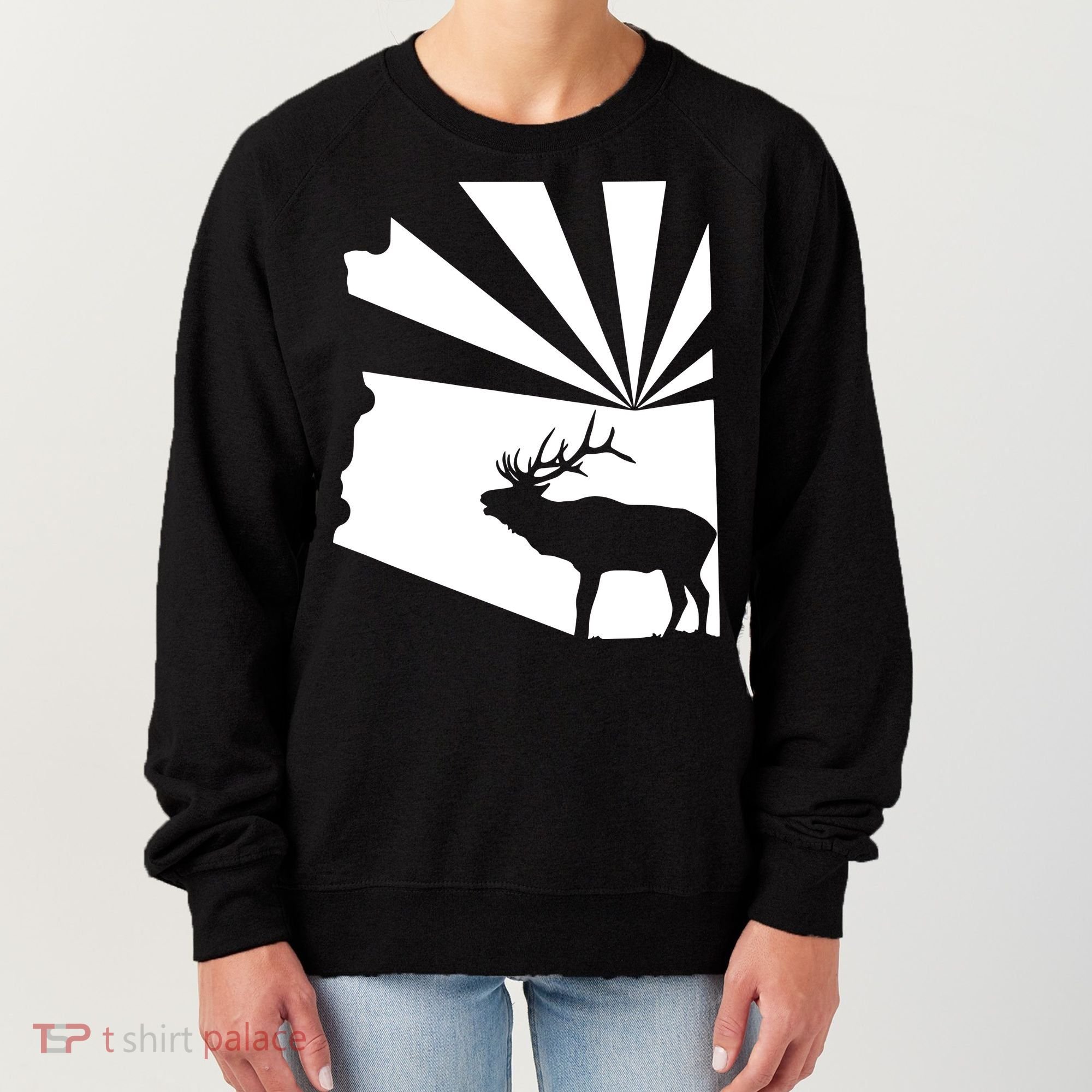 Arizona State Elk Hunting Women's Sweatshirt