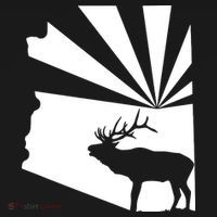 Arizona State Elk Hunting T-Shirt thumb 7