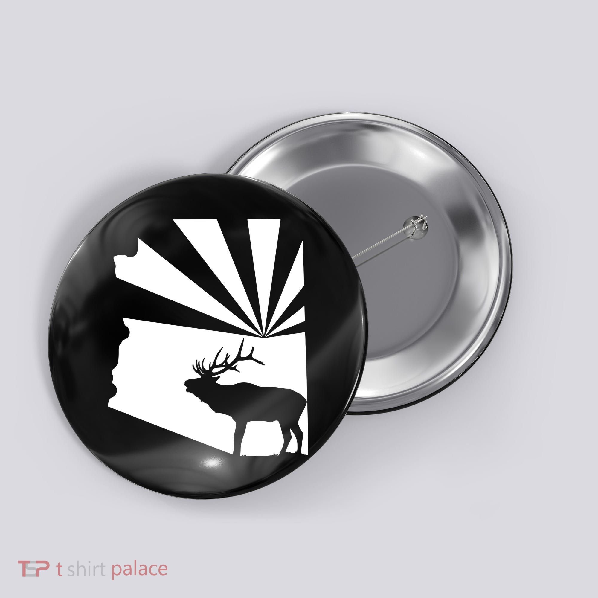 Arizona State Elk Hunting Button