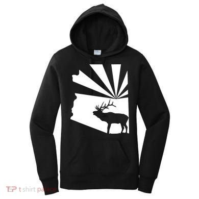Arizona State Elk Hunting Women's Hoodie