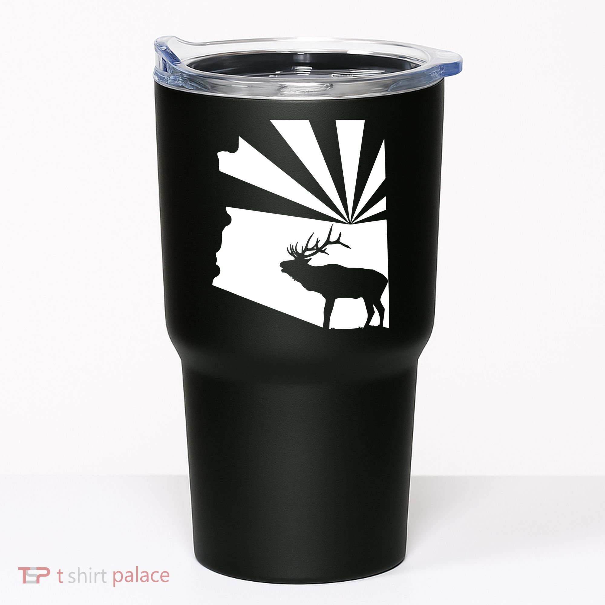 Arizona State Elk Hunting Tumbler