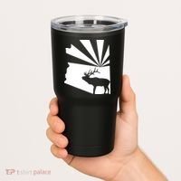Arizona State Elk Hunting Tumbler thumb 2