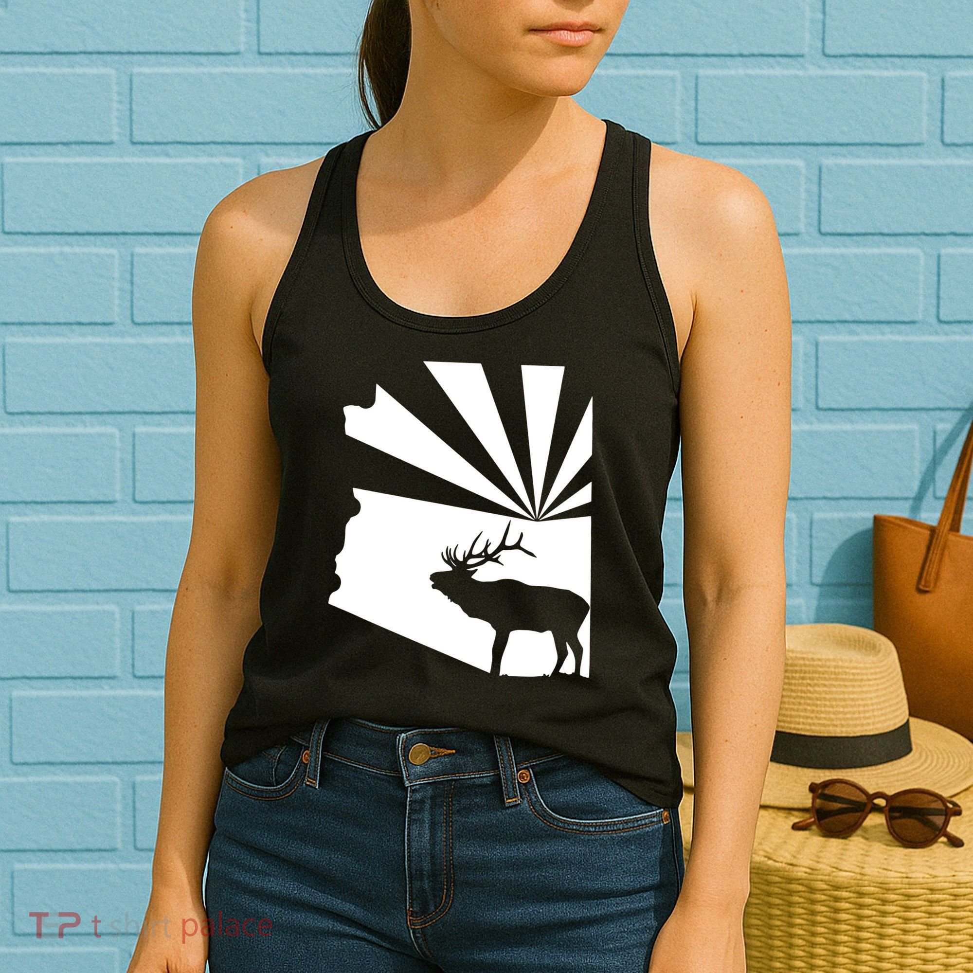 Arizona State Elk Hunting Women's Tank Top