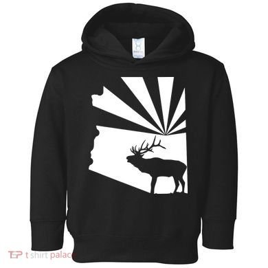 Arizona State Elk Hunting Toddler Hoodie