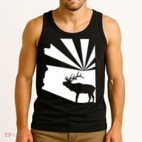 Arizona State Elk Hunting Tank Top thumb 3