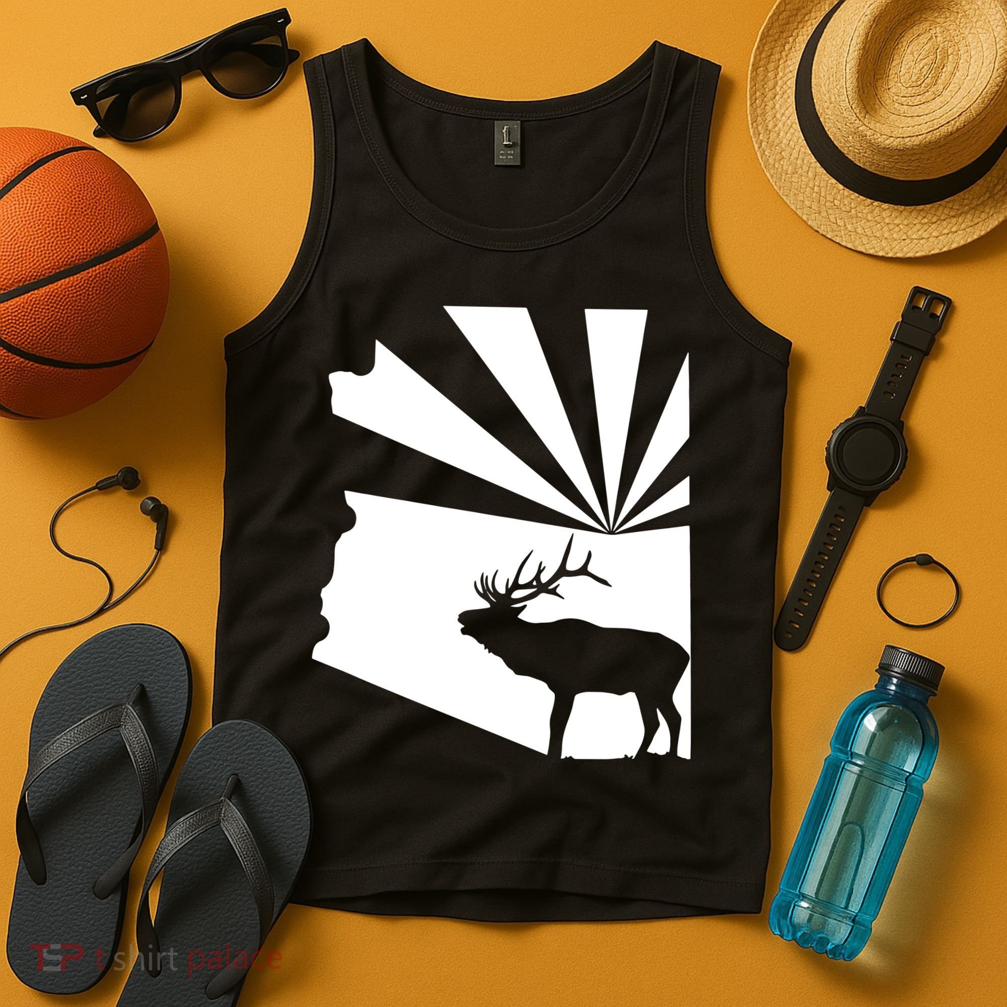 Arizona State Elk Hunting Tank Top