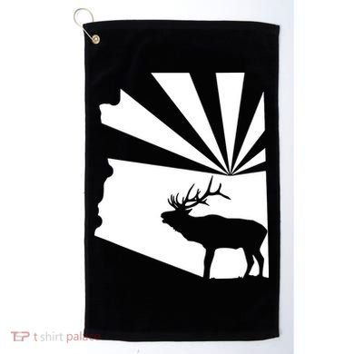 Arizona State Elk Hunting Golf Towel