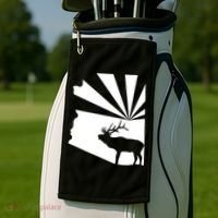 Arizona State Elk Hunting Golf Towel thumb 2