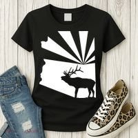 Arizona State Elk Hunting Women's T-Shirt thumb 3