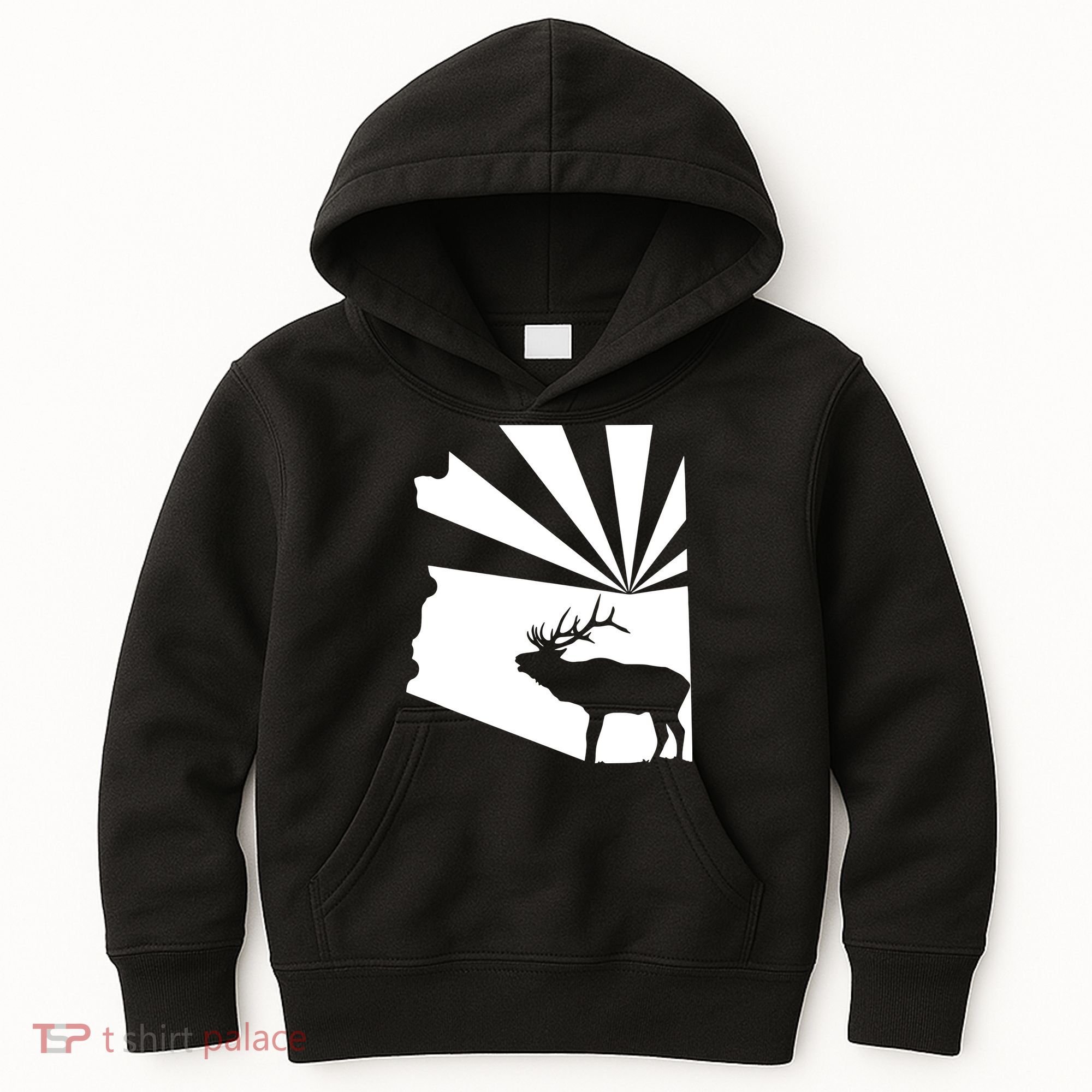Arizona State Elk Hunting Kids Hoodie