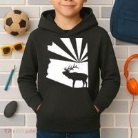 Arizona State Elk Hunting Kids Hoodie thumb 2