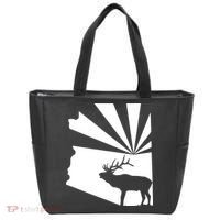 Arizona State Elk Hunting Tote Bag thumb 0