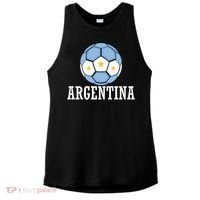Argentina Soccer Fan Apparel Ladies PosiCharge Tri-Blend Wicking Tank thumb 0