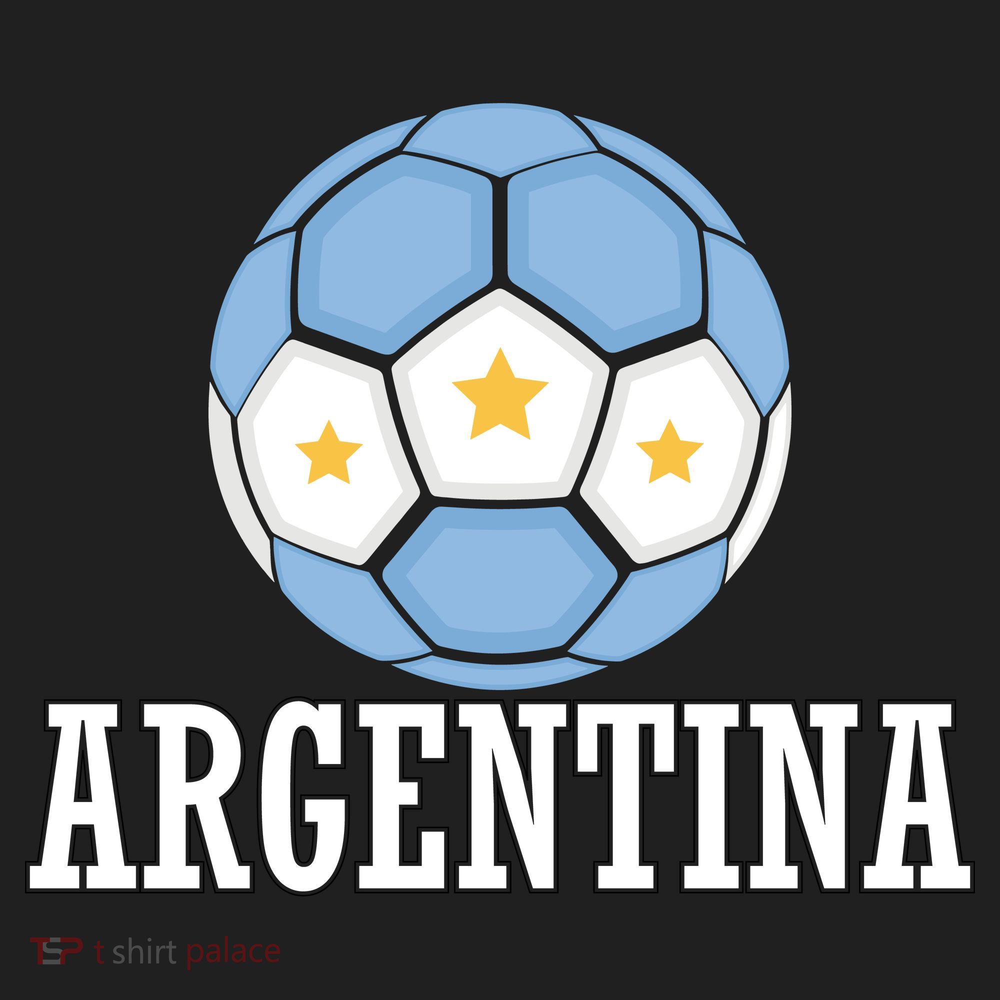 Argentina Soccer Fan Apparel Urban Oversized Heavyweight T-Shirt